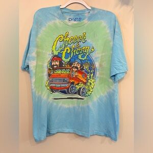 LIQUID BLUE Cheech & Chong Tie-Dye Graphic Tee